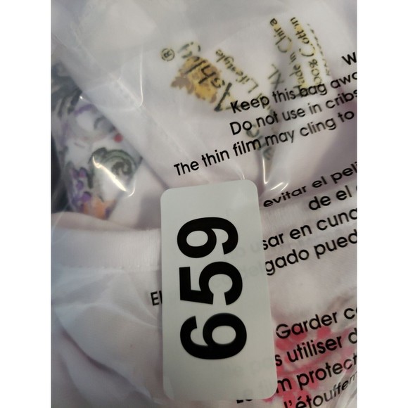 jane ashley Women's top XL white pink floral short sleeve - Picture 9 of 9